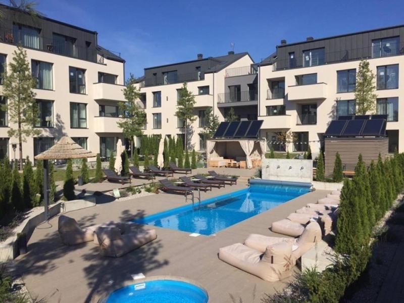 Ferienwohnung Super Mini Loft With Outdoor Pool. Palanga Exterior foto